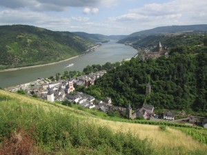Those trapped on bus tours can only dream of a vista over the Rhein like this - reachable only by a hidden, single-track road