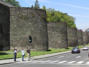 The 7,000 feet of intact Roman walls include 71 towers