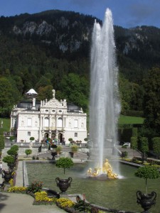 Linderhof Castle was built for the reclusive King Ludwig II. 